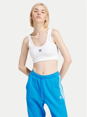 Zdjęcie produktu adidas Biustonosz top adicolor Trefoil IN4116 Biały