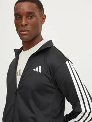 adidas bluza 3-Stripes męska kolor czarny wzorzysta JI8816