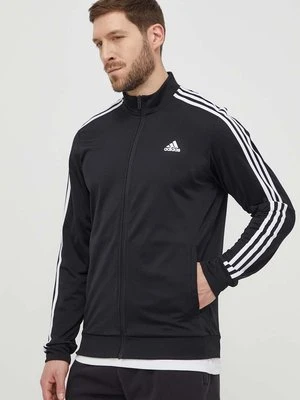 adidas bluza 3-Stripes męska kolor czarny z aplikacją H46099