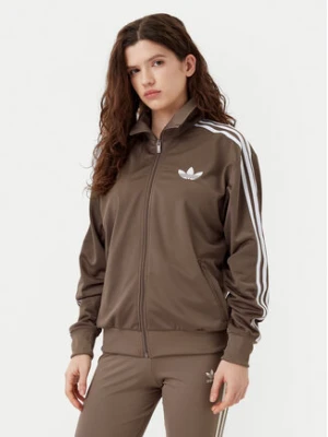 adidas Bluza adicolor Classic Firebird JC8253 Beżowy Loose Fit