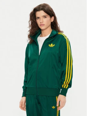 adidas Bluza adicolor Classic Firebird JP2299 Zielony Loose Fit