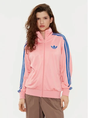 adidas Bluza adicolor Classic Firebird JP2302 Różowy Loose Fit