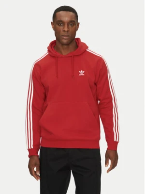 adidas Bluza adicolor Classics 3-Stripes IR9868 Czerwony Regular Fit