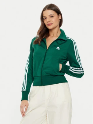 adidas Bluza adicolor Classics Firebird JC8262 Zielony Regular Fit