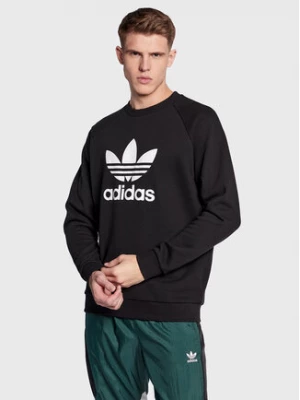 adidas Bluza adicolor Classics Trefoil Crewneck IA4854 Czarny Regular Fit