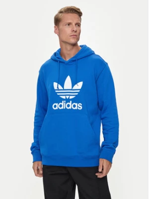 adidas Bluza adicolor Classics Trefoil IZ1855 Niebieski Regular Fit