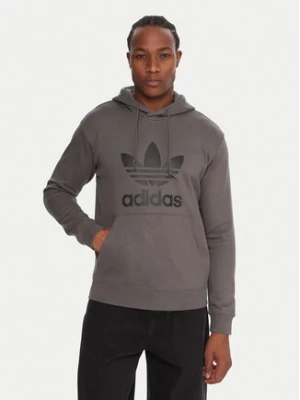 adidas Bluza adicolor Classics Trefoil JY3765 Szary Regular Fit