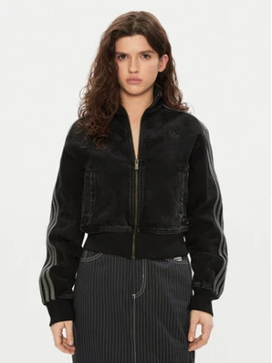 adidas Bluza adicolor Denim JD3110 Czarny Regular Fit