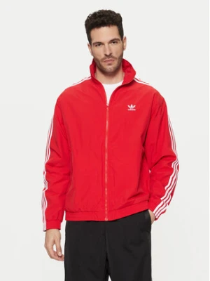 adidas Bluza adicolor Firebird IT2495 Czerwony Loose Fit