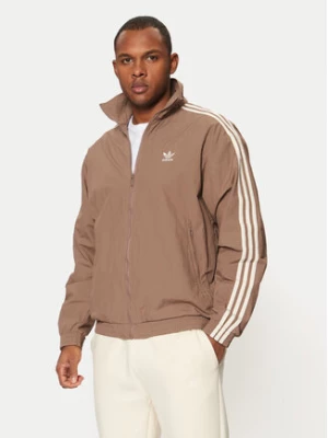 adidas Bluza adicolor Firebird JP1023 Beżowy Loose Fit