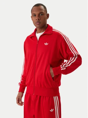adidas Bluza adicolor Firebird KE0788 Czerwony Loose Fit