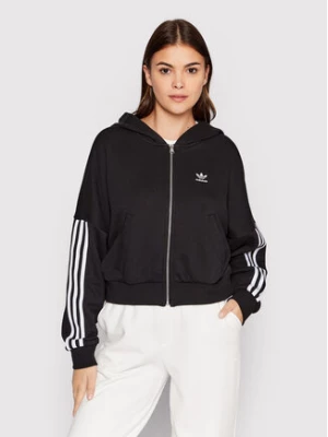 adidas Bluza adicolor HM2130 Czarny Loose Fit