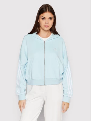 adidas Bluza adicolor HM2131 Błękitny Loose Fit