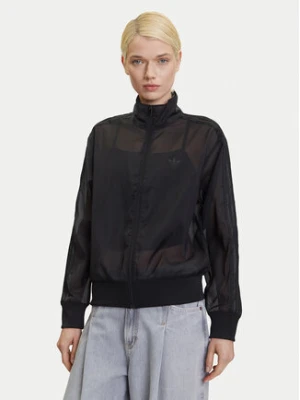 adidas Bluza adicolor Sheer JN6130 Czarny Loose Fit