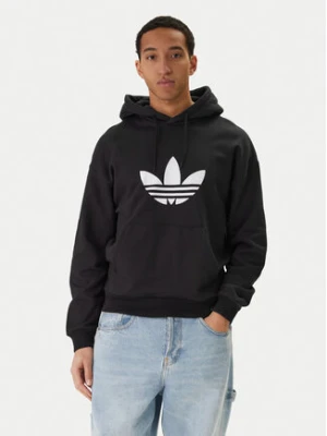 adidas Bluza adicolor Trefoil KE0877 Czarny Loose Fit