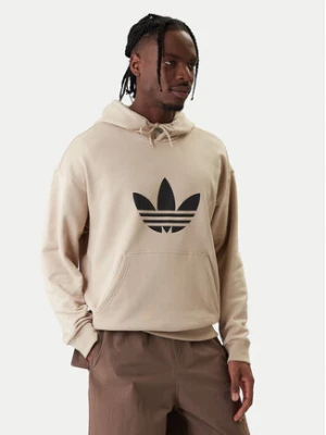 adidas Bluza adicolor Trefoil KE0878 Beżowy Loose Fit