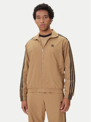 adidas Bluza adicolor Woven Firebird JY1333 Beżowy Loose Fit