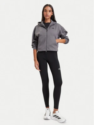 adidas Bluza Adidas Z.N.E. Cropped KF6394 Szary ciemny Loose Fit