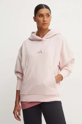 adidas bluza All SZN damska kolor różowy gładka IY6765
