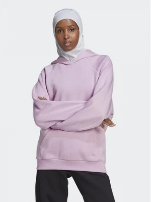 adidas Bluza ALL SZN Fleece HN4214 Różowy Loose Fit