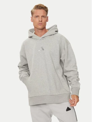 adidas Bluza ALL SZN Fleece IY4123 Szary Loose Fit