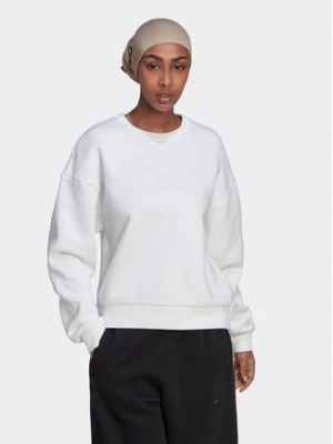 adidas Bluza ALL SZN Fleece Sweatshirt HJ7997 Biały Loose Fit