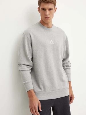 adidas bluza bawełniana All SZN męska kolor szary melanżowa IY4151