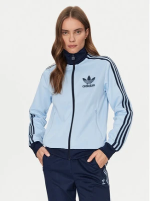 adidas Bluza Beckenbauer JC5805 Błękitny Regular Fit