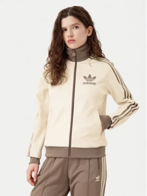 adidas Bluza Beckenbauer JC5807 Écru Regular Fit