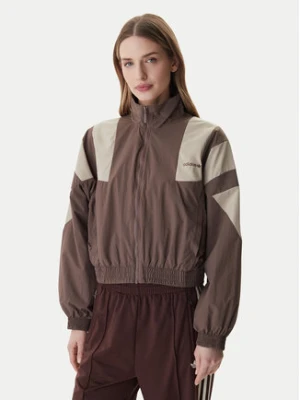 adidas Bluza Blocked Washed KD8787 Brązowy Oversize