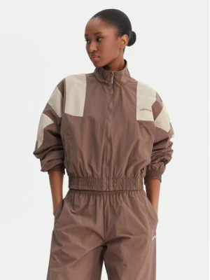 adidas Bluza Blocked Washed KD8787 Brązowy Oversize