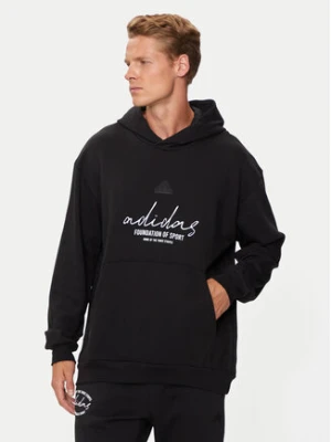 adidas Bluza Brand Love IW3533 Czarny Loose Fit