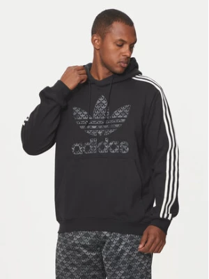 adidas Bluza Classic Mono Graphic IS2933 Czarny Regular Fit