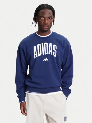adidas Bluza Collegiate JM1734 Niebieski Regular Fit