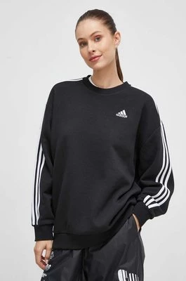 adidas bluza damska kolor czarny z aplikacją HZ5759