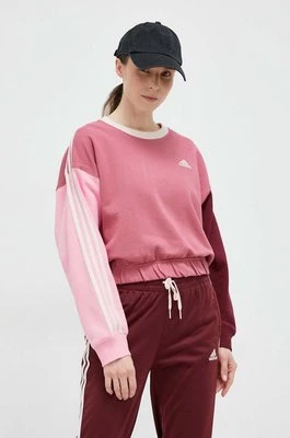 adidas bluza damska kolor różowy wzorzysta