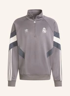 Adidas Bluza Dresowa Typu Troyer Real Madrid Originals grau