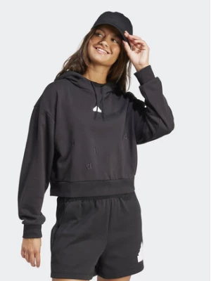 adidas Bluza Embroidered IT1521 Czarny Loose Fit