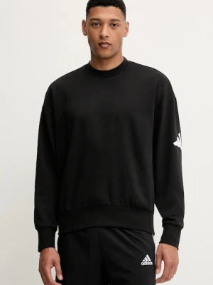 adidas bluza Essential męska kolor czarny z nadrukiem JF3542