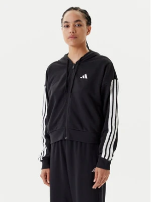 adidas Bluza Essentials 3-Stripes JE0052 Czarny Regular Fit