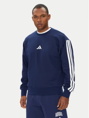 adidas Bluza Essentials 3-Stripes JE6307 Granatowy Regular Fit