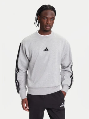 adidas Bluza Essentials 3-Stripes JE6308 Szary Regular Fit