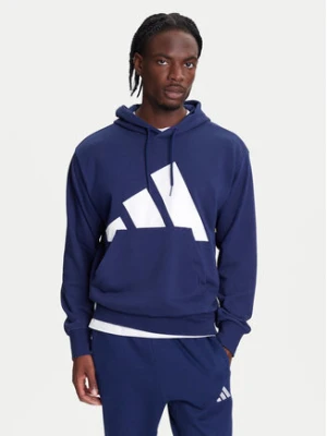 adidas Bluza Essentials Big Logo JE8890 Granatowy Regular Fit
