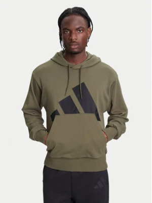 adidas Bluza Essentials Big Logo JE8892 Khaki Regular Fit