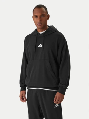 adidas Bluza Essentials Feel Cozy JE3849 Czarny Regular Fit