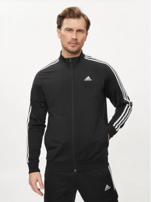 adidas Bluza Essentials Warm-Up 3-Stripes H46099 Czarny Regular Fit