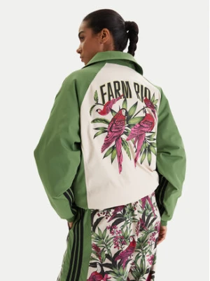 adidas Bluza Farm Rio Premium KD4611 Zielony Oversize