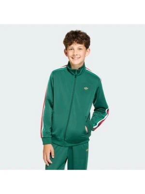 adidas Bluza Firebird KC7051 Zielony Loose Fit