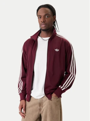 adidas Bluza Firebird KE1646 Bordowy Loose Fit