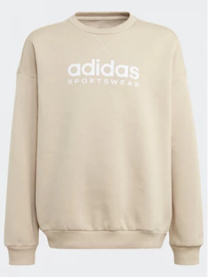 adidas Bluza Fleece IL4926 Beżowy Loose Fit